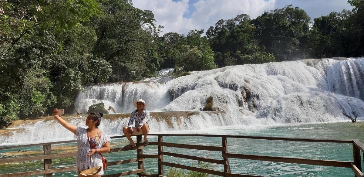 Posada Tzeltal Arroyo Agua Azul Εξωτερικό φωτογραφία